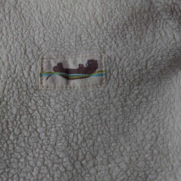 Organic cotton sherpa sleeper for toddlers, size 4T-5T. Made in USA! - Picture 4 of 12